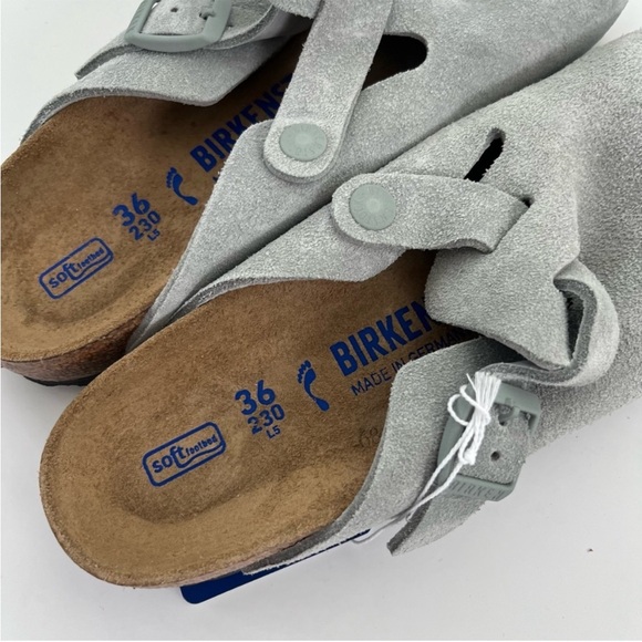 Birkenstock Boston Pure Sage Size 5 NEW - Picture 7 of 15